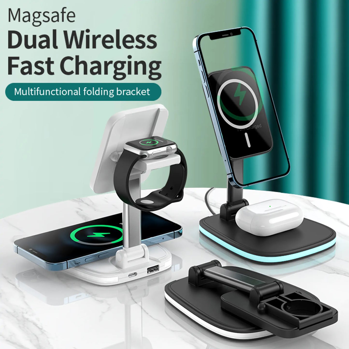 TriMag Folding Wireless Charger