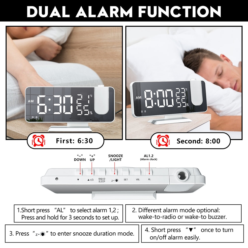 LED Digital Projection Clock